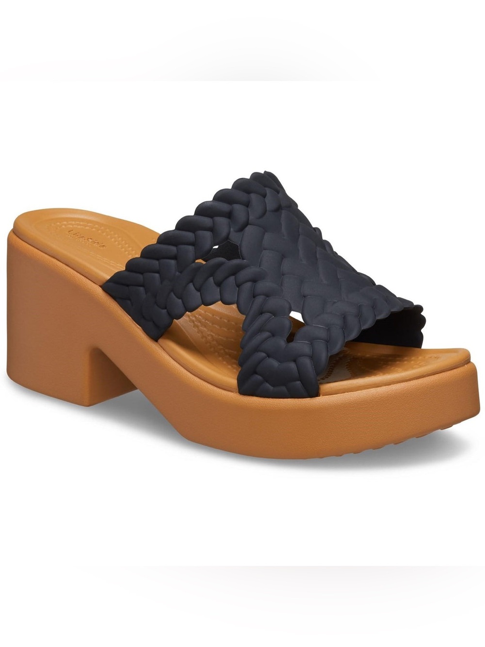 Crocs Women's Brooklyn Woven Slide Heels